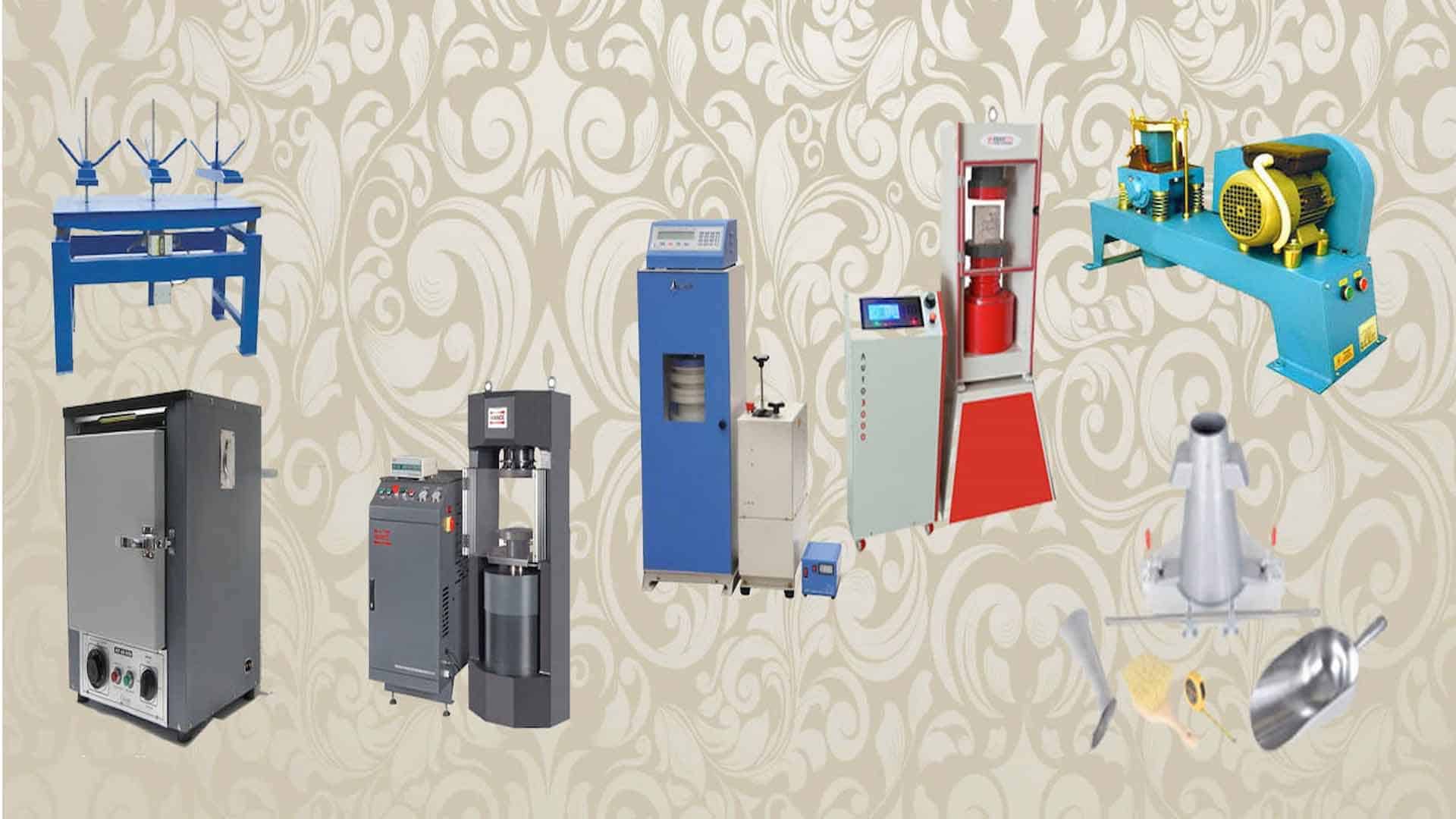 تجهیزات آزمایشگاه بتن پایه سه