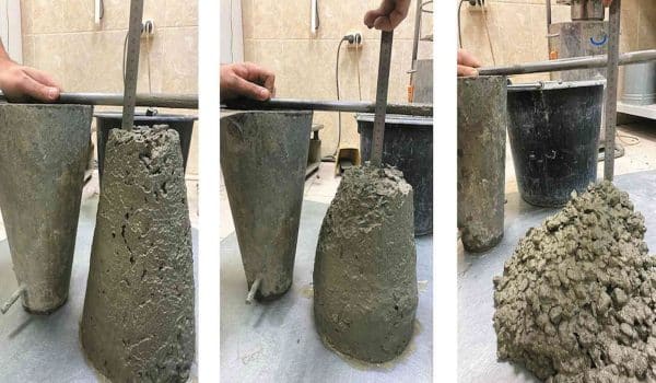 آزمایش اسلامپ بتن